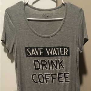 Save Water Drink Coffee Tee
